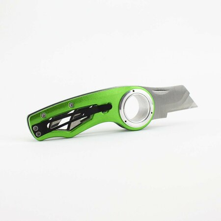 Excel Blades K60 Revo Utility Knife, Folding Knife with Clip Box Knife, Green 6pk 16064